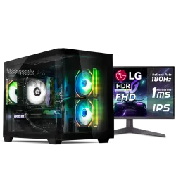 بي سي قيمنق, RYZEN 5 9600X, RTX 3060, رام 16GB, تخزين 1 تيرا SSD,  ويندوز 11, تجميعة بي سي دي ليجيند مخصصة للالعاب مع شاشة تقسيط