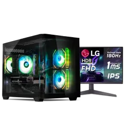  بي سي قيمنق, i5 14400F, RTX 5060, رام 16GB, تخزين 1 تيرا SSD,  ويندوز 11, تجميعة بي سي دي ليجيند مخصصة للالعاب مع شاشة تقسيط