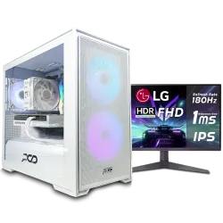 بي سي قيمنق, i5 14400F, RTX 5060TI, رام 16GB, تخزين 1 تيرا SSD,  ويندوز 11, تجميعة بي سي دي ميغا مخصصة للالعاب مع شاشة تقسيط