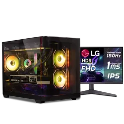 بي سي قيمنق, i5 14600KF, RTX 5060 رام 16GB, تخزين 1 تيرا SSD,  ويندوز 11, تجميعة بي سي دي ليجيند مخصصة للالعاب والتصميم وصناع المحتوى مع شاشة تقسيط