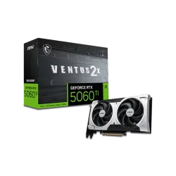 بطاقة الرسوميات MSI GeForce RTX 5060 Ti VENTUS 2X PLUS بسعة 8GB GDDR6 – تبريد بمروحتين