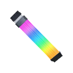 كيبل إضاءة , ليان لي , Strimer Wireless 24-Pin , ARGB مع وحدة تحكم للوحة الأم (Strimer PW24-1W-T)
