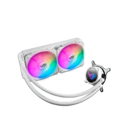 مبرد مائي , أسوس روج ستريكس LC 240 RGB إصدار أبيض , مبرد معالج سائل الكل في واحد