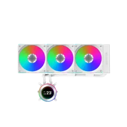 مبرد مائي , ليان لي , HydroShift II LCD-C 360R , تبريد سائل بشاشة LCD - أبيض (HydShift II LCD-C 360R-W)