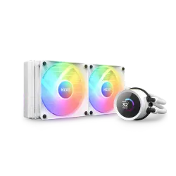 مبرد مائي , NZXT , Kraken 240 RGB أبيض (RL-KR240-W1)