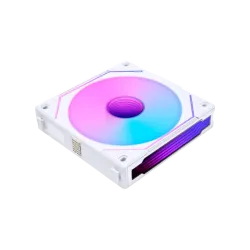 مروحة تبريد , ليان لي , UNI FAN SL-Infinity 120mm , سحب داخلي , حزمة مفردة , ARGB - أبيض (INR120-1-White)