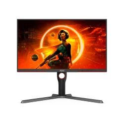 شاشة ألعاب , ايه او سي , Q27G3Z , قياس 27 بوصة , دقة QHD , معدل تحديث 260 هرتز , زمن استجابة 0.5 مللي ثانية , لوحة Fast IPS , لون أسود/أحمر (Q27G3Z)