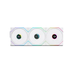 مروحة تبريد , ليان لي , UNI FAN TL-LCD Wireless 120 , ثلاثية ARGB - أبيض (12TLLCD1W3W)