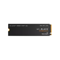 اس اس دي , ويسترن ديجيتال , BLACK SN850X , سعة 8 تيرابايت , M.2 NVMe PCIe 4.0 , بسرعة قراءة تصل إلى 7200 ميجابايت/ثانية وكتابة تصل إلى 6600 ميجابايت/ثانية (WDBB9G0080BNC-WRSN)