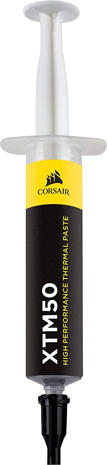 CORSAIR XTM50 High Performance Thermal Compound Paste|Ultra-Low Thermal Impedance CPU/GPU|5 Grams|w/applicator