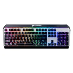 كيبورد ألعاب ميكانيكي , كوجار , Attack X3 RGB مع إضاءة خلفية RGB مفاتيح Cherry MX