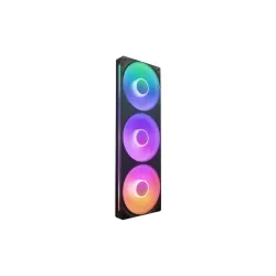 مروحة صندوق الكمبيوتر , NZXT , F360 RGB Core (إطار واحد) - أسود (RF-U36HF-B1)