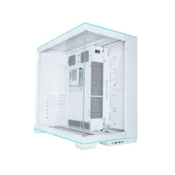 صندوق كمبيوتر ألعاب , ليان لي , O11D EVO RGB متوسط الحجم أبيض