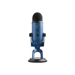 مايك احترافي للقيمرز والستريمز من ان زد اكس تي ( لون ازرق ) Logitech Blue Yeti USB Mic-MIDNIGHT