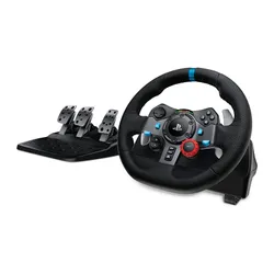 عجلة قيادة و دواسات من لوجيتيك - متوافق مع سوني و الكمبيوتر - Logitech G29 Driving Force Racing Wheel and Floor Pedalsfor
