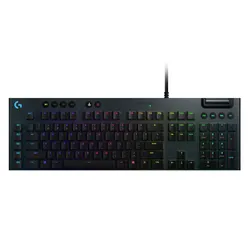 كيبورد ألعاب ميكانيكي , لوجيتك , G815 RGB مفاتيح كليكي (920-009095)
