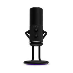 مايك احترافي للقيمرز والستريمز من ان زد اكس تي ( لون اسود ) NZXT Capsule Cardioid USB Microphone