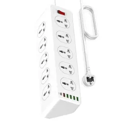 توصيلة كهربائية , OLA-MP10610 , 10 + 5 USB + Type-C , حامي من اندفاع التيار, شحن عالي السرعة