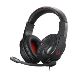 سماعات قيمينق احترافية من ريدراغون مع مايكروفون ( لون اسود ) Redragon H211 Cronus Black Wired