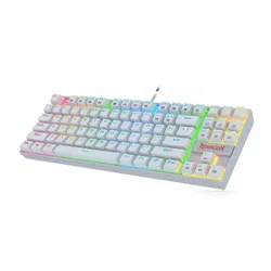 كيبورد قيمينق كومارا كي552 ميكانيكي سويتش احمر ( لون ابيض ) من ريدراغون Redragon Kumara K552 RGB Mechanical Gaming Keyboard