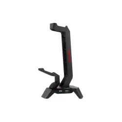 ستاند حامل سماعة مع ادارة كيبل الماوس بتصميم ار جي بي من ريدراغون Redragon Scepter Elite HA311with Mouse Bungee &amp; Headset Stand