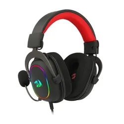 سماعة الألعاب السلكية Redragon H510 Zeus-X RGB - صوت محيطي 7.1، محركات صوت 53 مم، وسائد أذن مريحة بغطاء قماشي، متوافقة مع منصات متعددة، تعمل عبر USB لأجهزة الكمبيوتر/PS4/NS