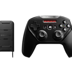وحدة تحكم STEELSERIES Nimbus+ لمنتجات Apple مع حامل iPhone المرفق