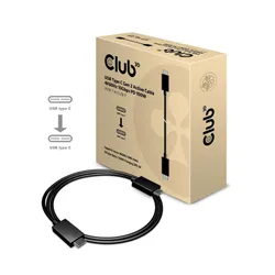 كيبل يو اس بي تايب سي من كلوب 3دي 1 متر USB 3.1 Type-C Cable 10Gbps 4K60Hz PD 100W M/M 0.8m/2.62ft