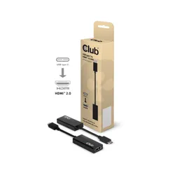 تحويلة يو اس بي تايب سي الى اتش دي ام اي من كلوب 3دي USB Type-C to HDMI™ 2.0 4K60Hz UHD Active Adapter