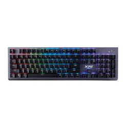 كيبورد ألعاب ميكانيكي , اكس بيه جي , MAGE سلكي أسود RGB , مفاتيح مضيئة KAILH حمراء